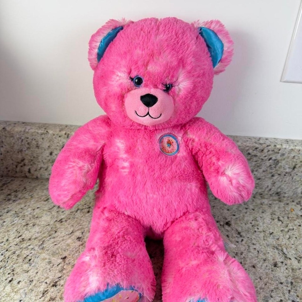 Cupcake Build A Bear Soft Stuffed Animal Pink Tie Dye